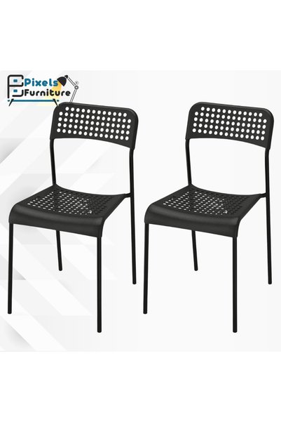 PixelsFurniture كرسي طعام من البلاستيك لغرفة المعيشة من بكسل الأثاث، كرسي طعا...