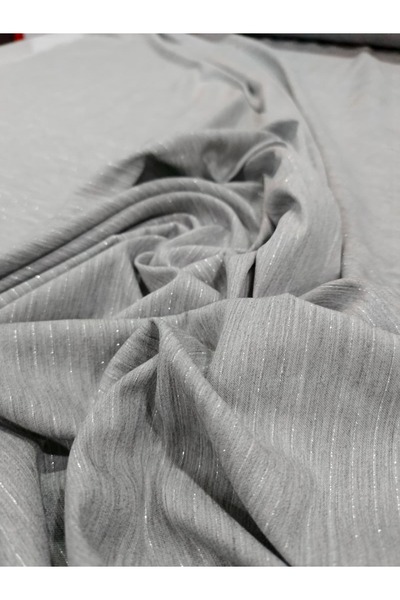 GrandTekstil Kumaş Viskon Pantolon Tunik Elbise Gömlek Simli Çizgili