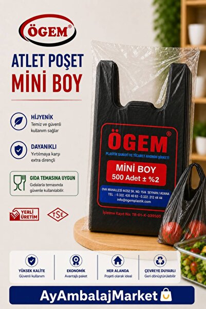 Ögem 500 Adetli Süper Mini Siyah