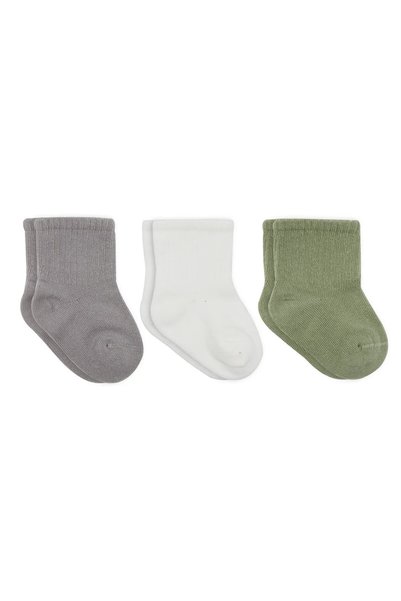 Bistyle Koala Boy 3-Piece Combed Cotton Socks 10133 Gray