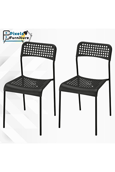 PixelsFurniture كرسي طعام من البلاستيك لغرفة المعيشة من بكسل الأثاث، كرسي طعا...