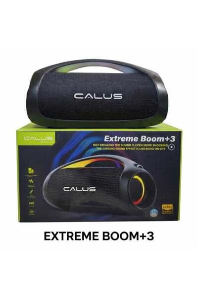 calus Extreme Boom +3 Premium Bluetooth Speaker 110 W – IPX 6, Deep Bass, RGB...