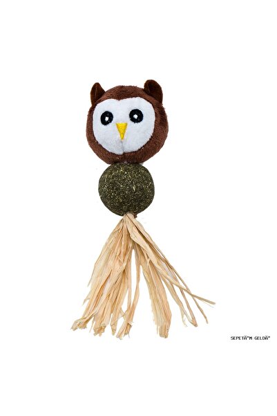 Eastland Spt-Gld Catnip Plush Toy Owl (220550) 27 cm