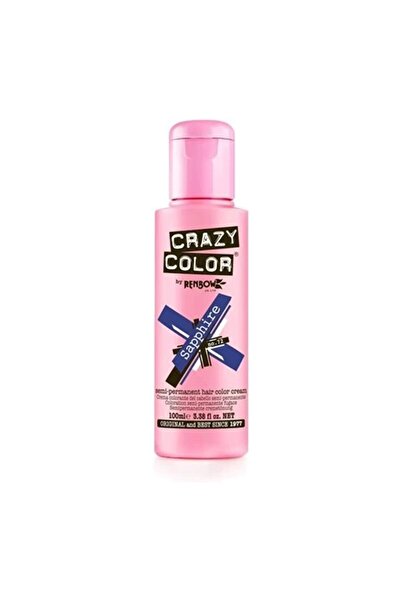 Crazy Color ΗΜΙΜΑΝΤΙΚΗ ΒΑΦΗ ΜΑΛΛΙΩΝ ΑΡ.72 ΖΑΦΕΙΡΙ 100 ML