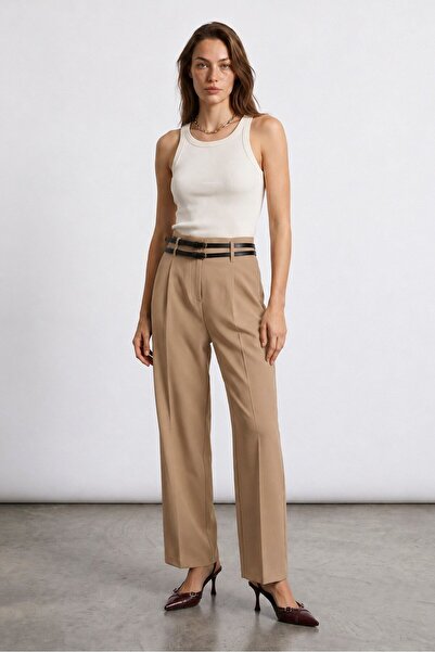 Şeker Portakalım 51245 Double Bridged Pleated Pants
