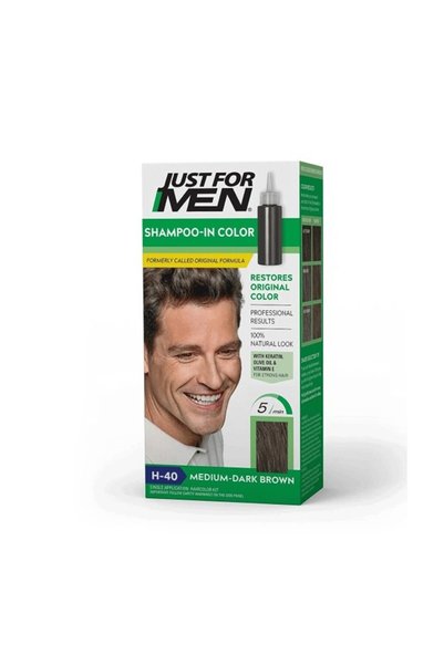 Just For Men H 40 ΜΕΣΑΙΟ ΣΚΟΥΡΟ ΚΑΦΕ 66ML