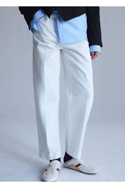 MANGO Woman Crop balon kesim jean pantolon