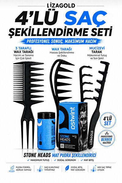 LİZAGOLD 4’lü Saç Şekillendirme Seti
