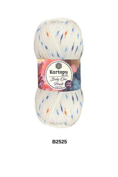 hobi dünyası evim 1 piece kartopu baby one prints 100 gram 250 meter baby bla...
