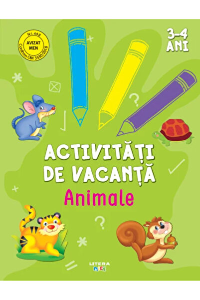 OEM Activitati de vacanta. Animale (3-4 ani)