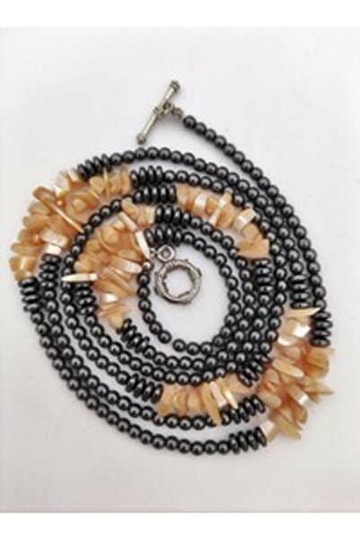 Stoneage Original and Hematite Gemstone Healing Necklace - Multicolored