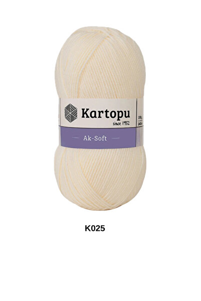 hobi dünyası evim 1 Piece of Kartopu Aksoft 100 Grams 250 Meters Hand Knittin...