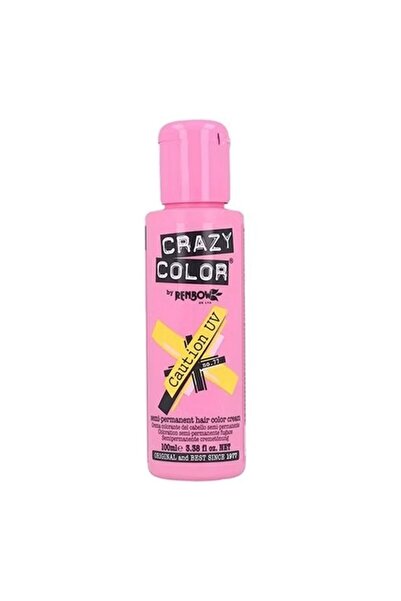 Crazy Color ΗΜΙΜΑΝΤΙΚΗ ΒΑΦΗ ΜΑΛΛΙΩΝ ΑΡ.77 ΚΡΕΜΑ ΠΡΟΣΟΧΗ UV 100 ΜΛ