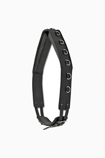 waldhausen Leather Horse Lonj Kuşağı 13 Halkalı - Black, Wb