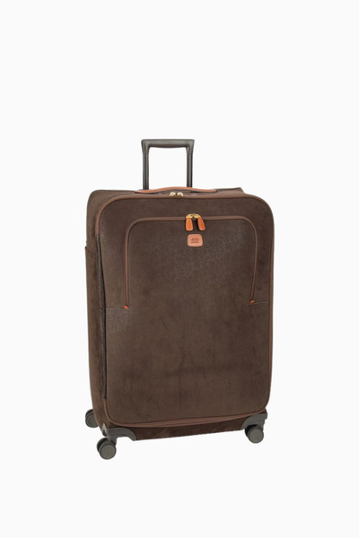 Bric's Life Trolley M Oliva 74 cm Wildleder Görünümlü Şık ve Fonksiyonel Orta...