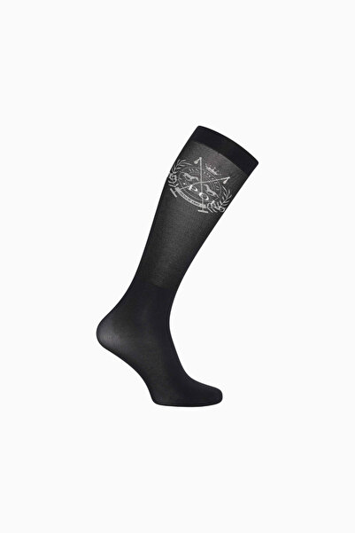 HV POLO Favouritas De Luxe Luxury Equestrian Socks - Black