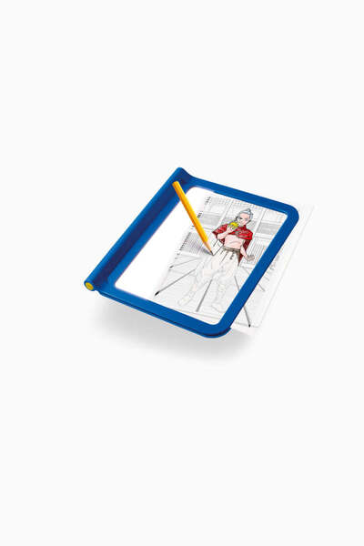 Kidywolf K-Draw Pro Işıklı Çizim Tableti Harf Sayı ve Çizim Seti - Mavi