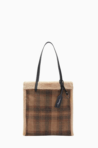 3.1 Phillip Lim حقيبة كتف نسائية نحيفة، جلد خروف - بني