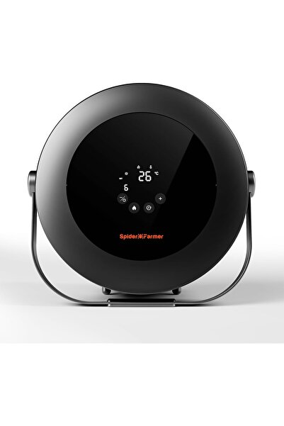 Spider Farmer Fanlı Isıtıcı, 540W, Akıllı Sıcaklık Ayarı, 10 PTC Boru, Sessiz...