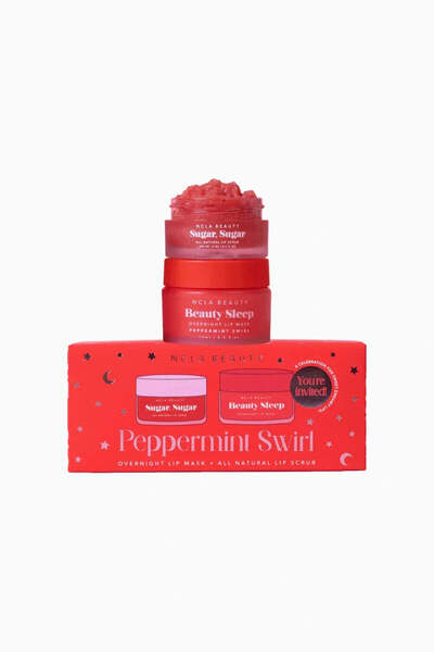 NCLA Beauty Slumber Party Mint Lip Peeling and Night Lip Mask Set - Set of 2