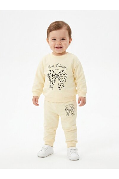 Kids Kingdom Happy Moments with Cotton Softness Baby Girl Set Yellow