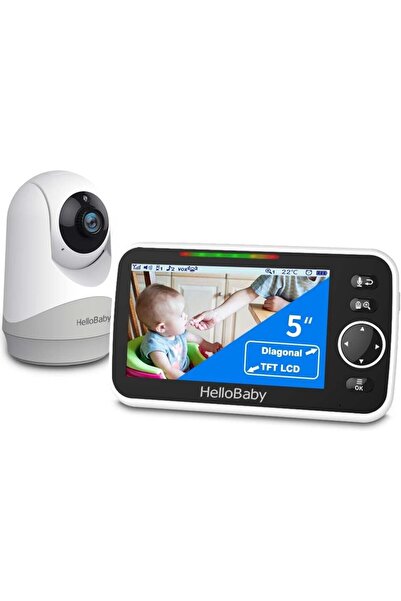Hello Baby Bebek Monitörü , 3500 mAh Pil, ECO Mod, Gece Görüşlü Kamera