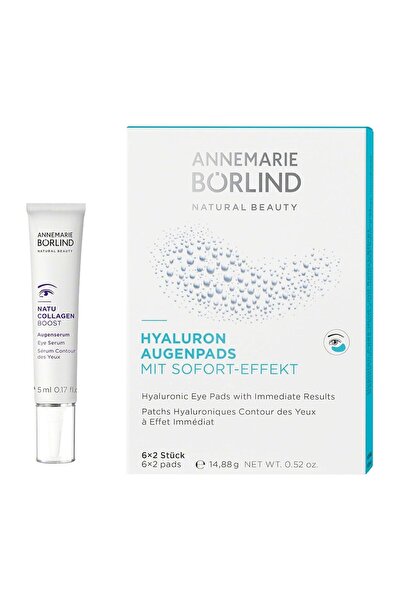 ANNEMARIE BÖRLIND Eye Pad and Serum Set, with Hyaluron and Collagen Effect, V...