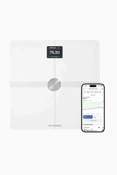 Withings Body Smart Wi-Fi Akıllı Baskül Vücut Analiz Tartısı Beyaz - beyaz