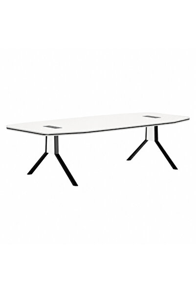 Generic Wooden and Gray Color Meeting Table 100X200 cm