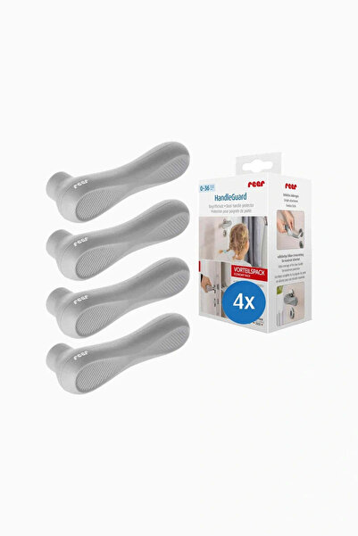 reer Handleguard Door Handle Protector Silicone Buffer Set of 4 - Gray