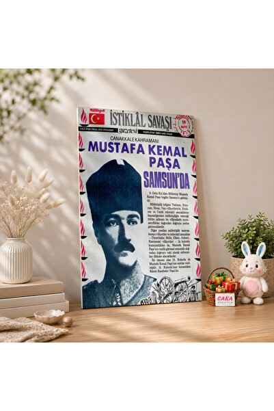 Cakatablo Bătălia de la Istiklal Mustafa Kemal Pictură murală din lemn MDF