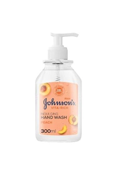 Johnson's غسول للعناية باليدين بخلاصة الخوخ من جونسون - 300 مل
