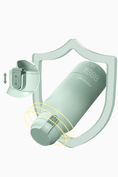Momcozy MW05 Taşınabilir Biberon Isıtıcı 500 ml Yeşil - yeşil