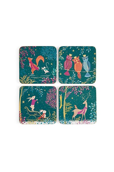 Portmeirion Woodland Tales Coasters, Set of 4