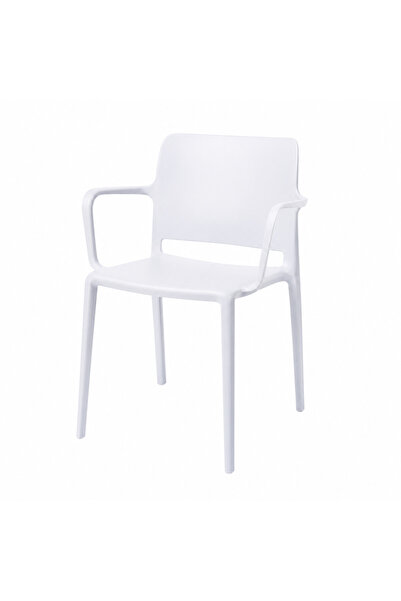 Generic Modern Plastic Chair in White