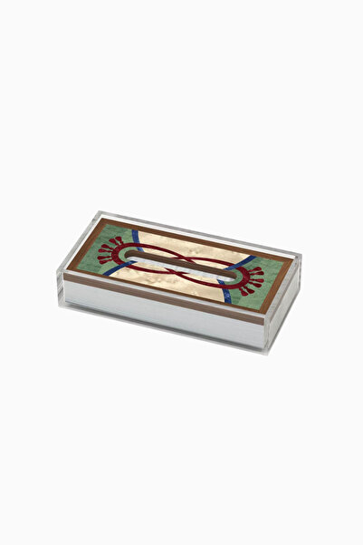 AYA THE ART OF LİVİNG Walnut Wood Tissue Box, Plexiglass, Luxurious and Elega...