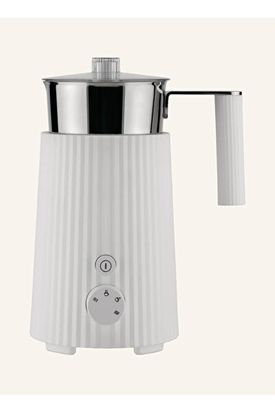 Alessi Plissè Electric Milk Frother, 350 ml - White