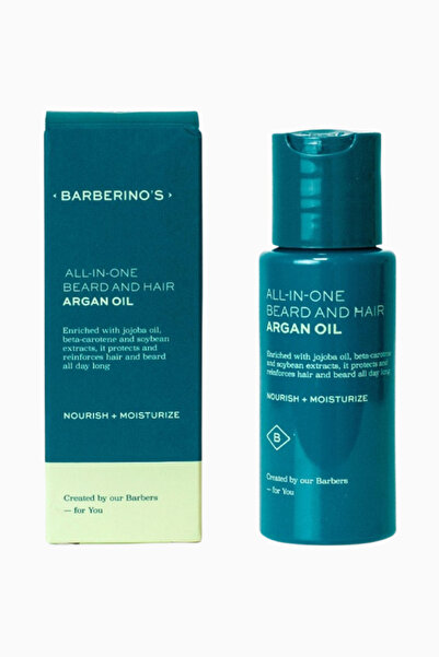 BARBERINO'S All-In-One Beard and Hair Argan Oil, Nourishing, Moisturizing, an...