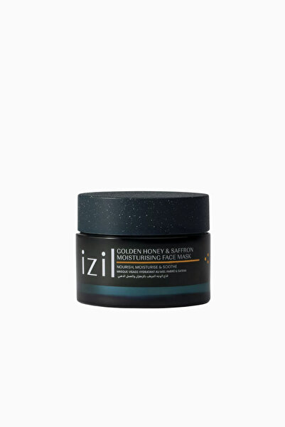 IZIL BEAUTY قناع ترطيب الوجه بالعسل والزعفران الذهبي 60 مل، بالعسل والزعفران ...
