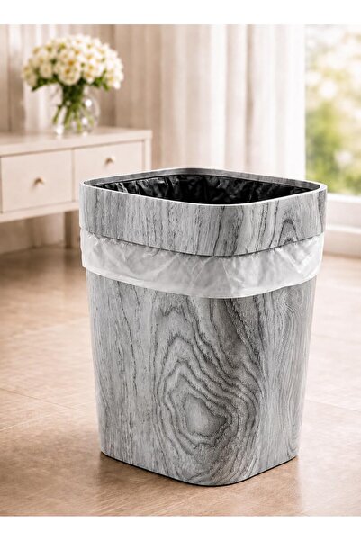 ALMUFARREJ Elegant Plastic Waste Bin with 10 Liter Capacity, Multi-purpose De...