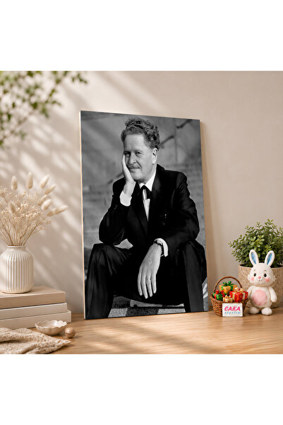 Cakatablo Pictură murală din lemn MDF portret Nazım Hikmet