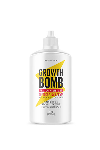 Growth Bomb Hair Scalp Aha Exfoliant 100ml Hair Scalp Exfoliating and Deep Cl...