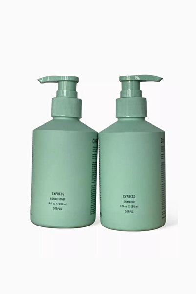 CORPUS NATURALS Cypress Shampoo & Conditioner Set, Vegan & Natural, Gentle Ca...