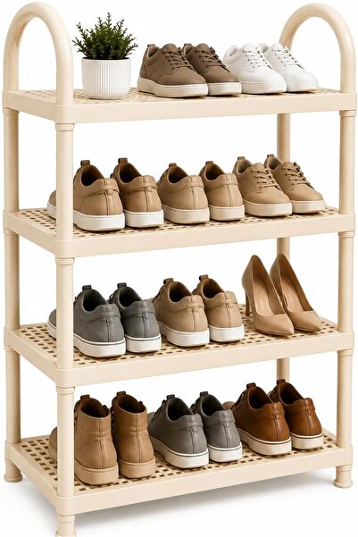 ALMUFARREJ 4-Tier Shoe Organizer | Shoe Rack for Entrances and Home | Multi-p...