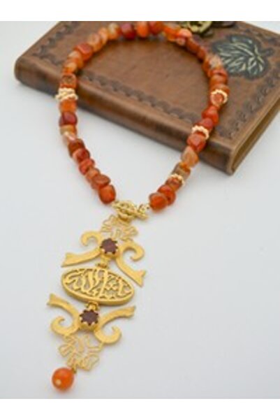 Stoneage Special Design Necklace with Agate Stone - Multi-Colored -