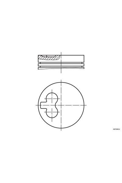 DPMIX-HB MOTOR PİSTON SEGMAN 0.50 PARTNER-BERLINGO-P205-P306-P405-EXPERT-J5-XSARA 1.9 XUD9 (12205)