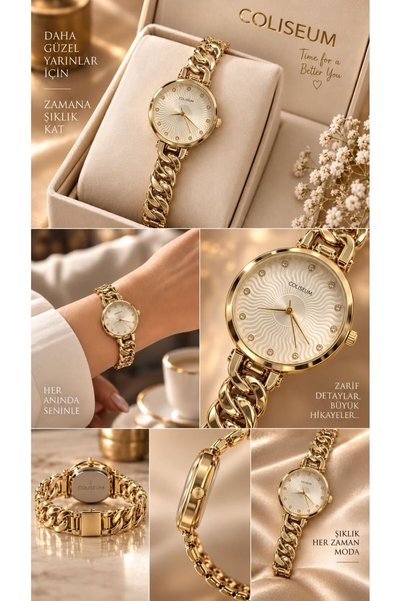COLİESUM Coliseum Special Series Chain Women's Wristwatch
