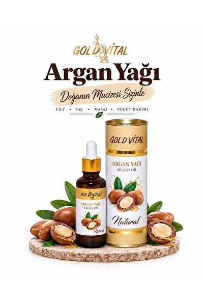 Argan Yağı – Saç Bakım Yağı, Yüz Cilt ve Vücut İçin Nemlendirici Doğal Bakım Yağı 50 ml