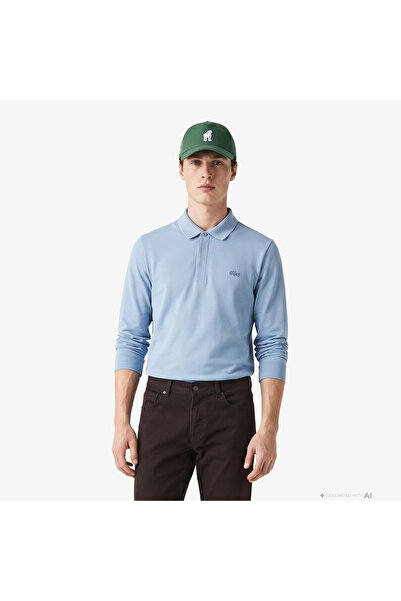 Lacoste Erkek Regular Fit Uzun Kollu Gri Paris Polo