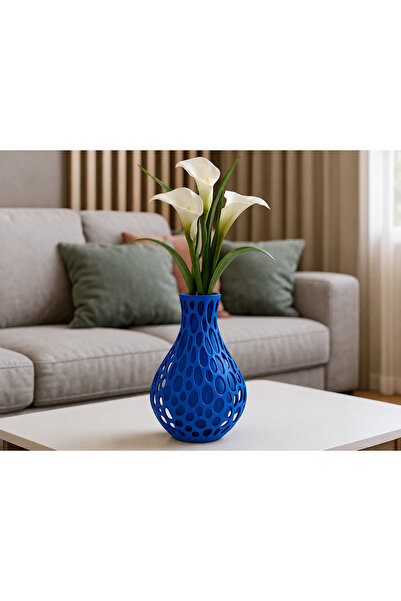 Bezos Vază cu textură tip fagure pentru imprimare 3D - Vază decorativă perfor...